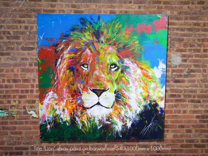 Lion_contemporary painting art