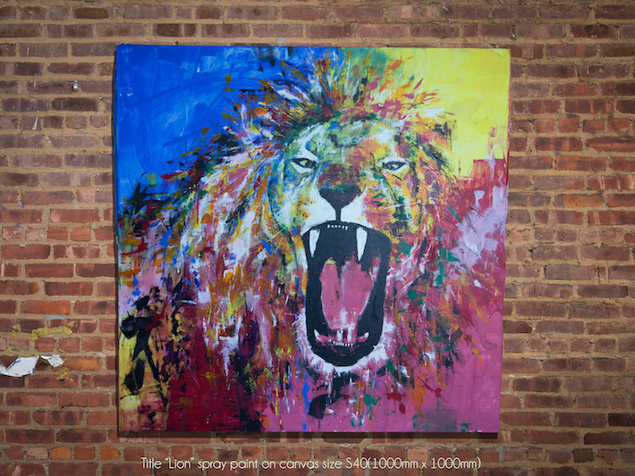 Lion_contemporary painting art