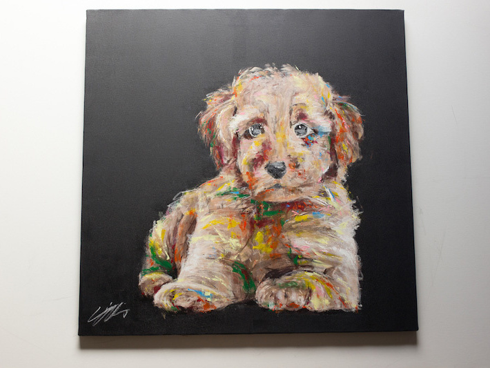 Dog_contemporary painting art