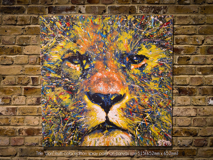 Lion_contemporary painting art