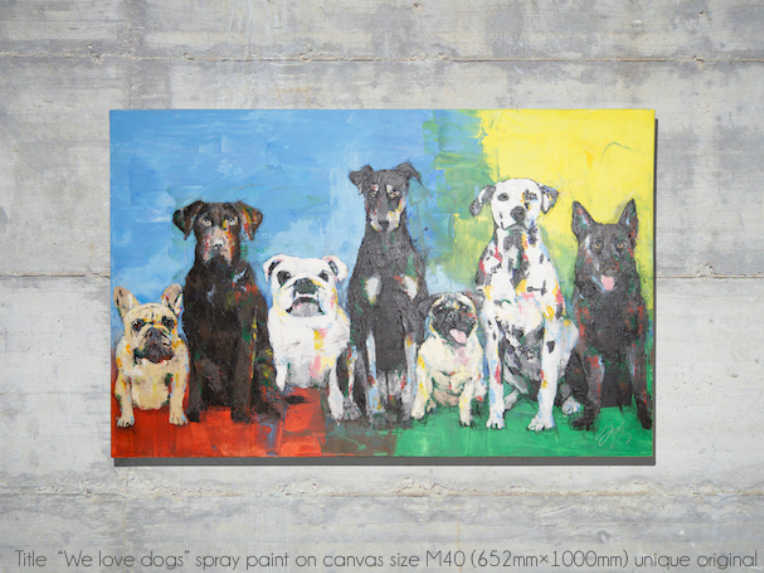 Dogs_contemporary painting art