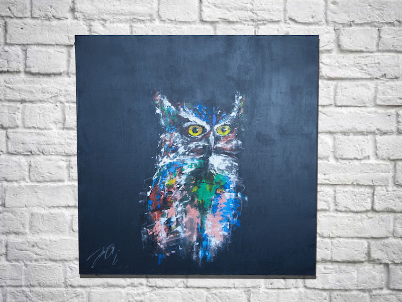 owl_contemporary painting art