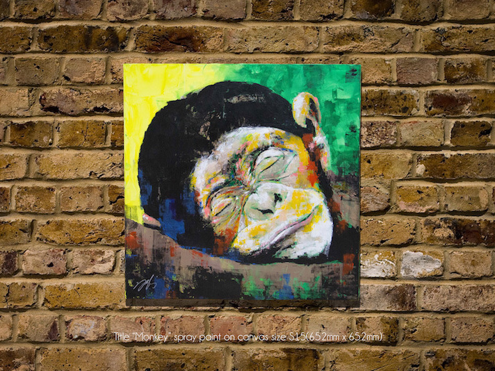 Monkey_contemporary painting art