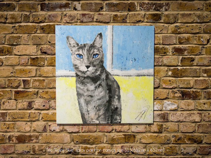 Cat_contemporary painting art
