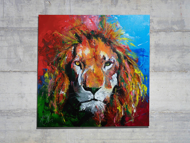 Lion_contemporary painting art