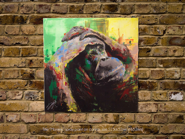 Monkey_contemporary painting art