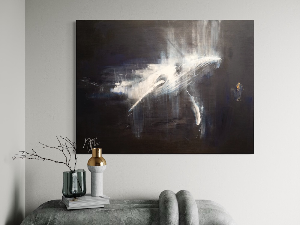 Whale_contemporary painting art
