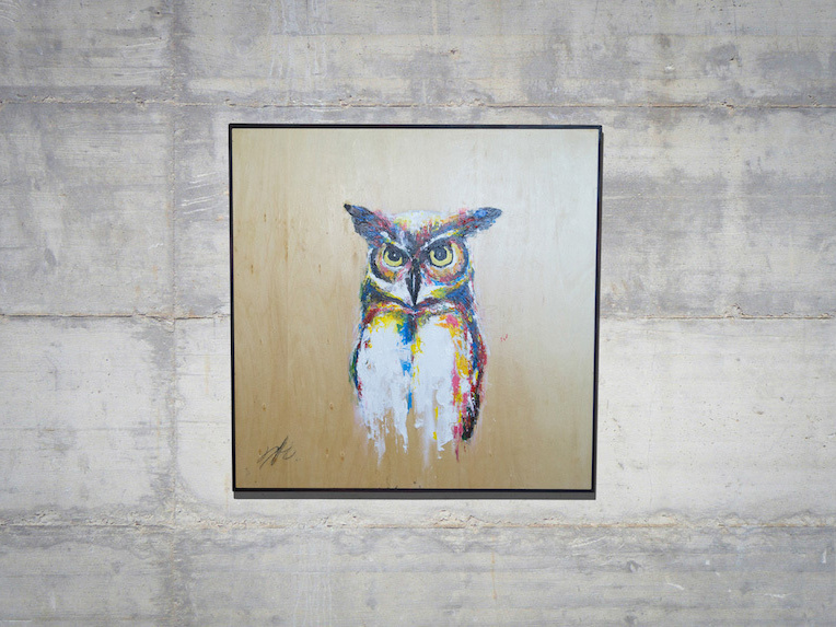 owl_contemporary painting art