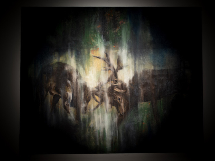 deer_contemporary painting art