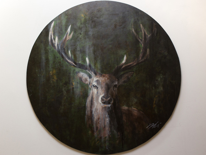 deer_contemporary painting art