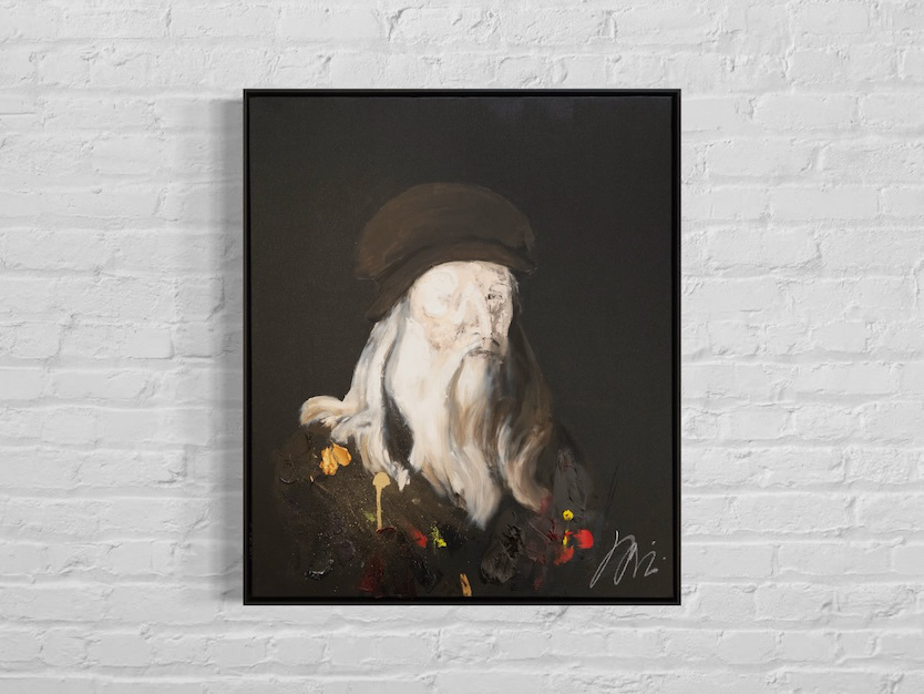 Da vinci_abstract portrait 