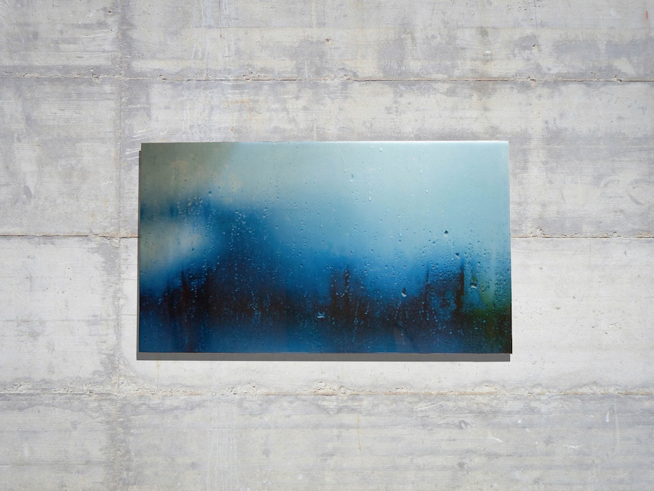 The Rain contemporary mixed media art