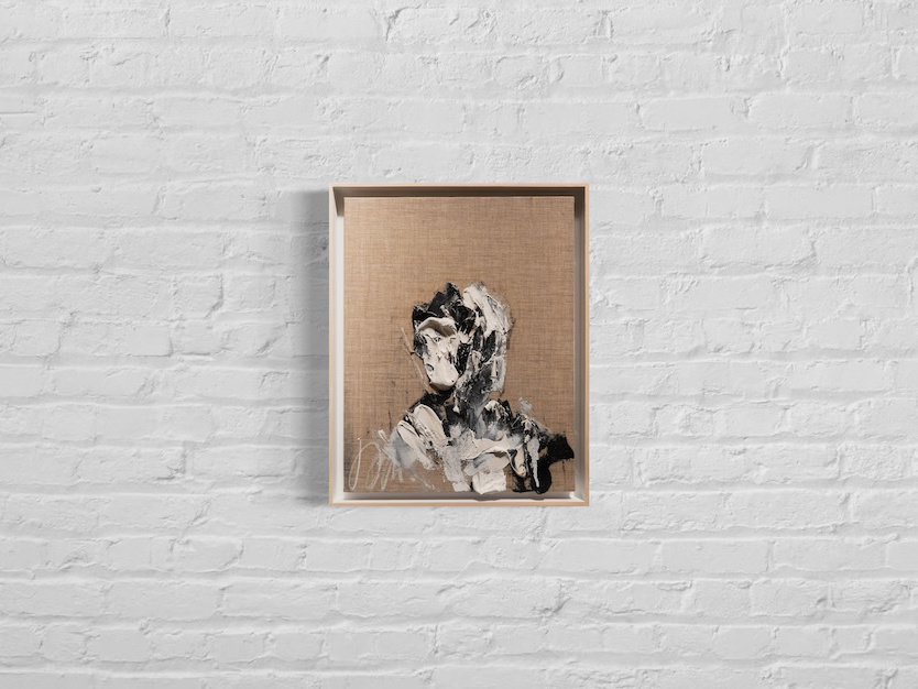 White_abstract portrait 