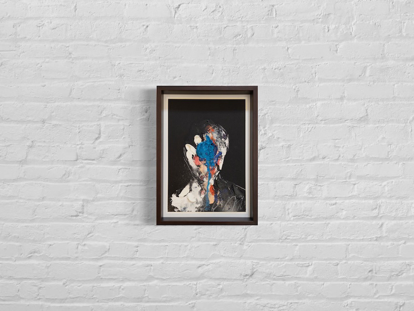 English Blue_abstract portrait 