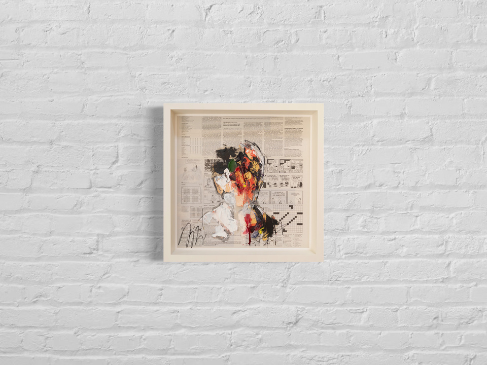 Man abstract portrait_figure contemporary art