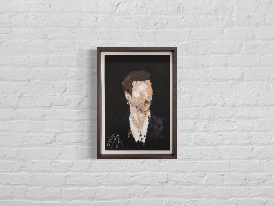 Man abstract portrait_figure contemporary art