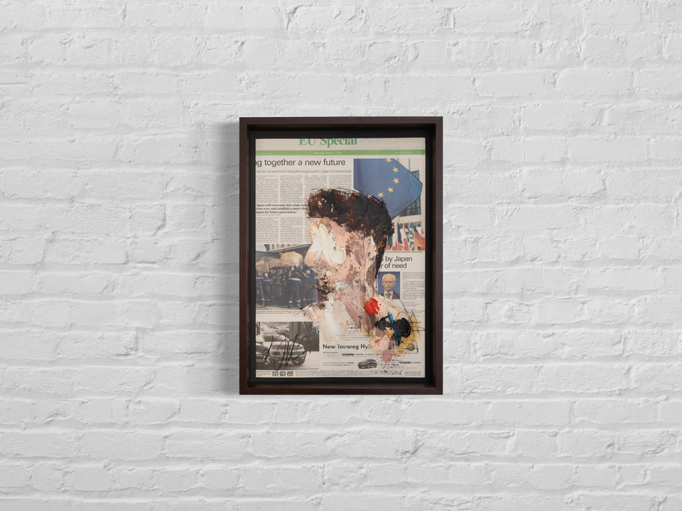 Man abstract portrait_figure contemporary art