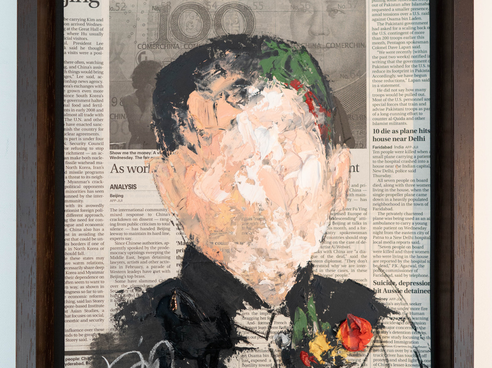 Man abstract portrait_figure contemporary art