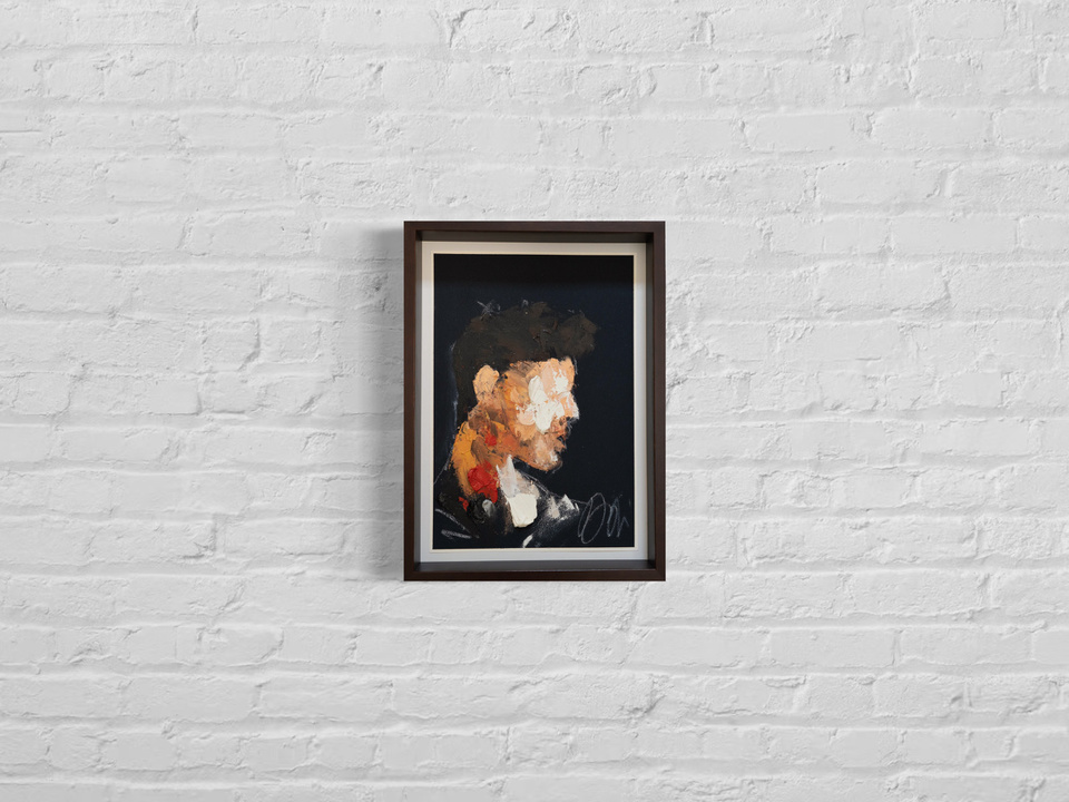 Man abstract portrait_figure contemporary art