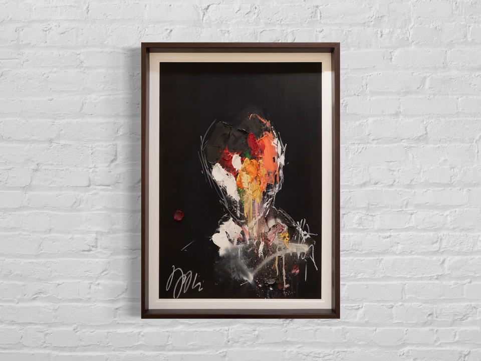 Man abstract portrait_figure contemporary art