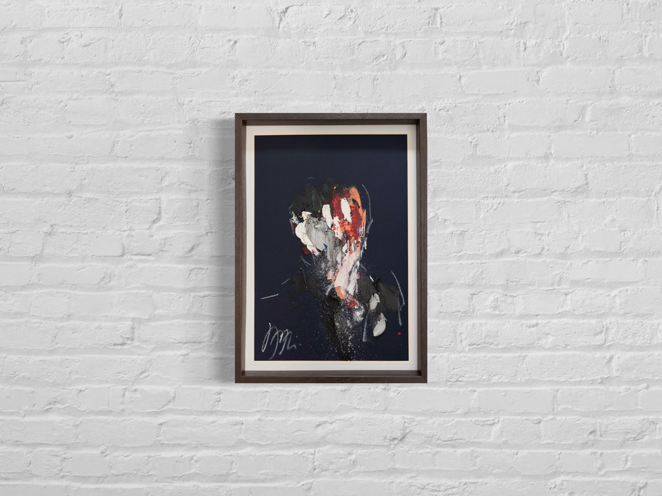 Man abstract portrait_figure contemporary art