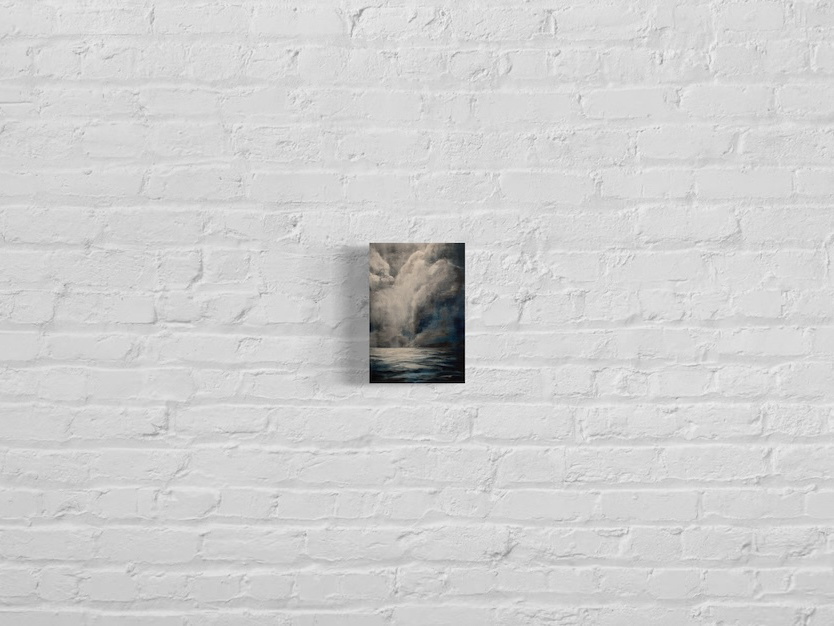 Ocean Sea scape composition contemporary painting