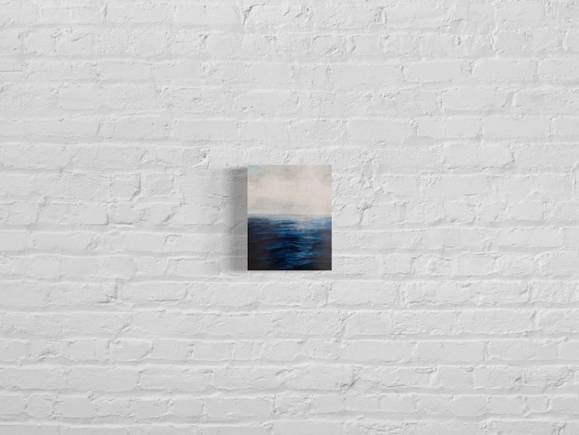 Ocean Sea scape composition contemporary painting