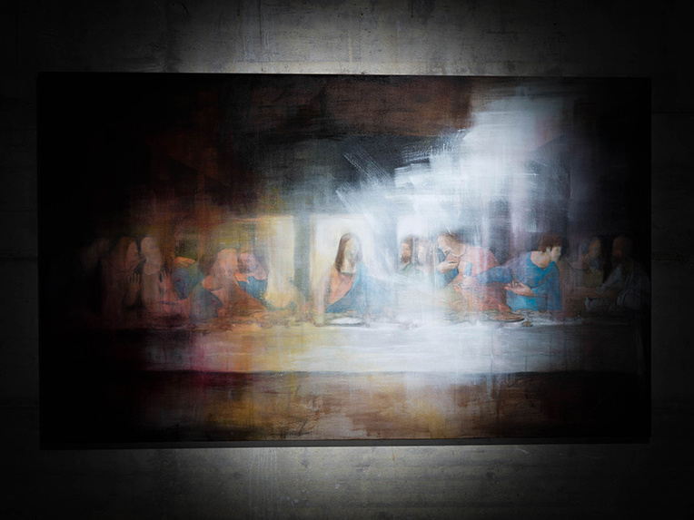 The Last supper contemporary painting / Artist TOMOYA NAKANO